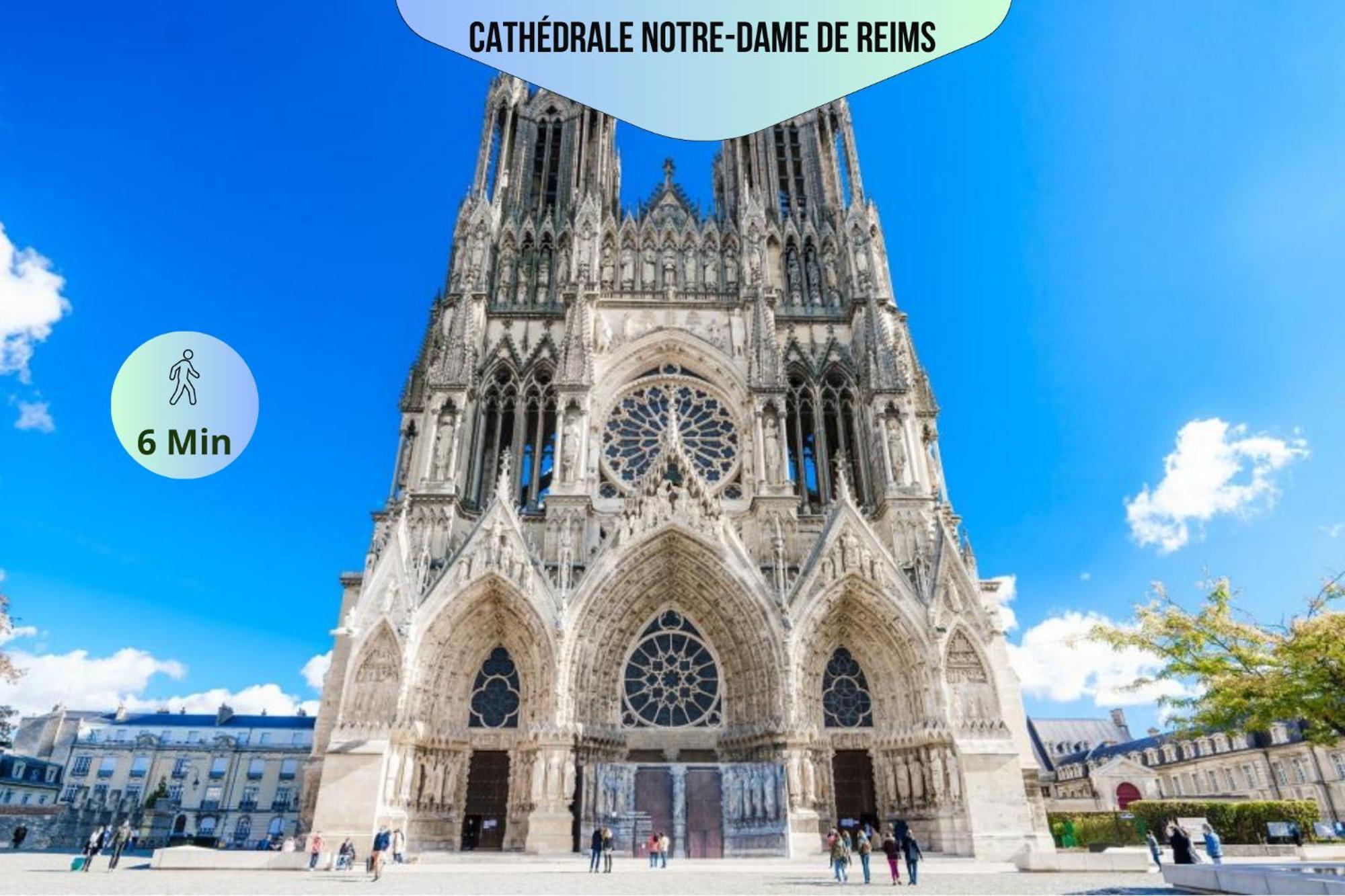 Passage Secret - Ideal Pro, Couples, Familles & Amis - Le Calme En Hypercentre - Wifi Haut Debit - Netflix - Machine A Laver - Gare, Cathedrale, Commerces, Restaurants & Transports En Commun A Moins De 10 Minutes A Pied 랭스 외부 사진