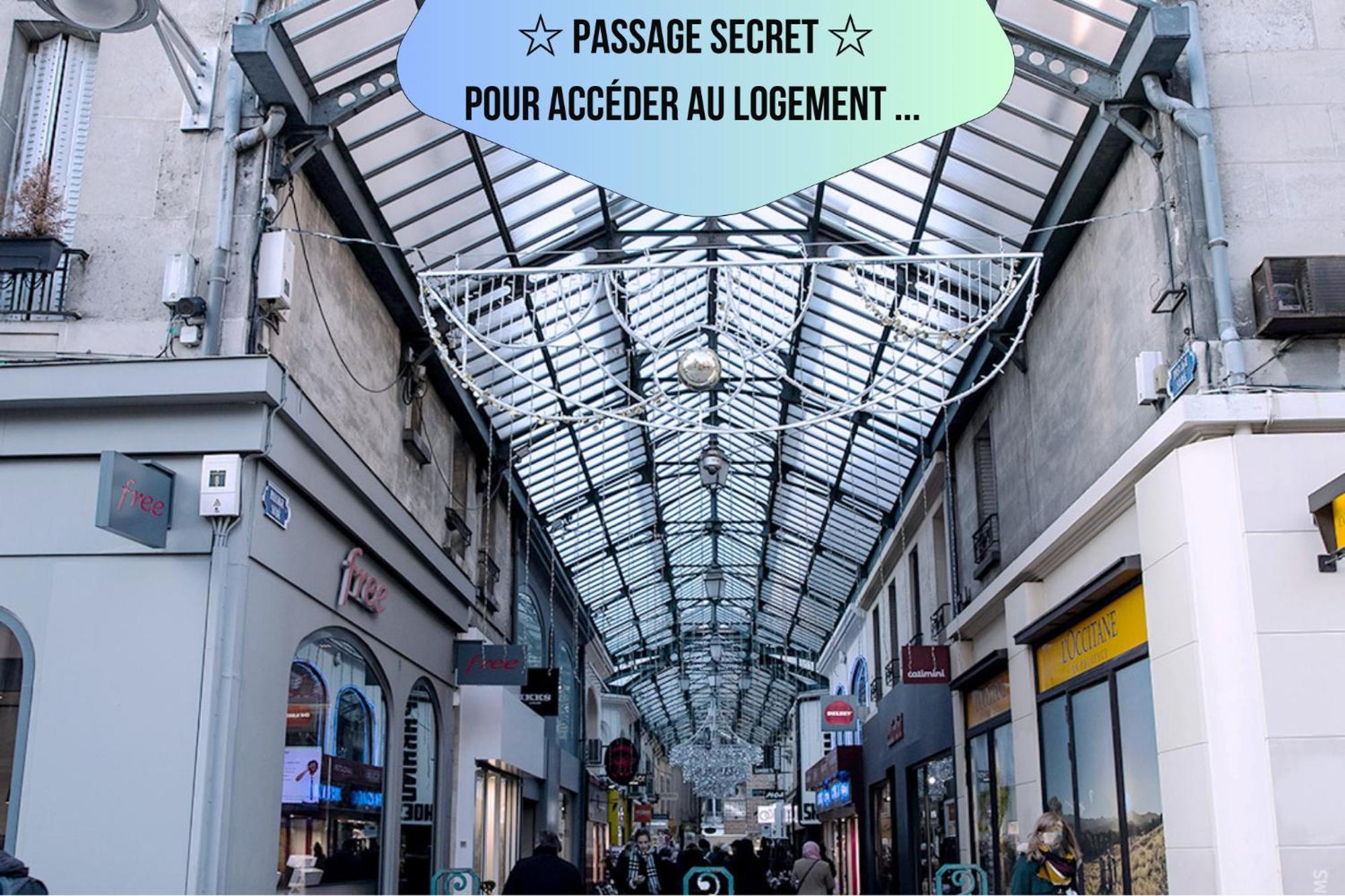 Passage Secret - Ideal Pro, Couples, Familles & Amis - Le Calme En Hypercentre - Wifi Haut Debit - Netflix - Machine A Laver - Gare, Cathedrale, Commerces, Restaurants & Transports En Commun A Moins De 10 Minutes A Pied 랭스 외부 사진
