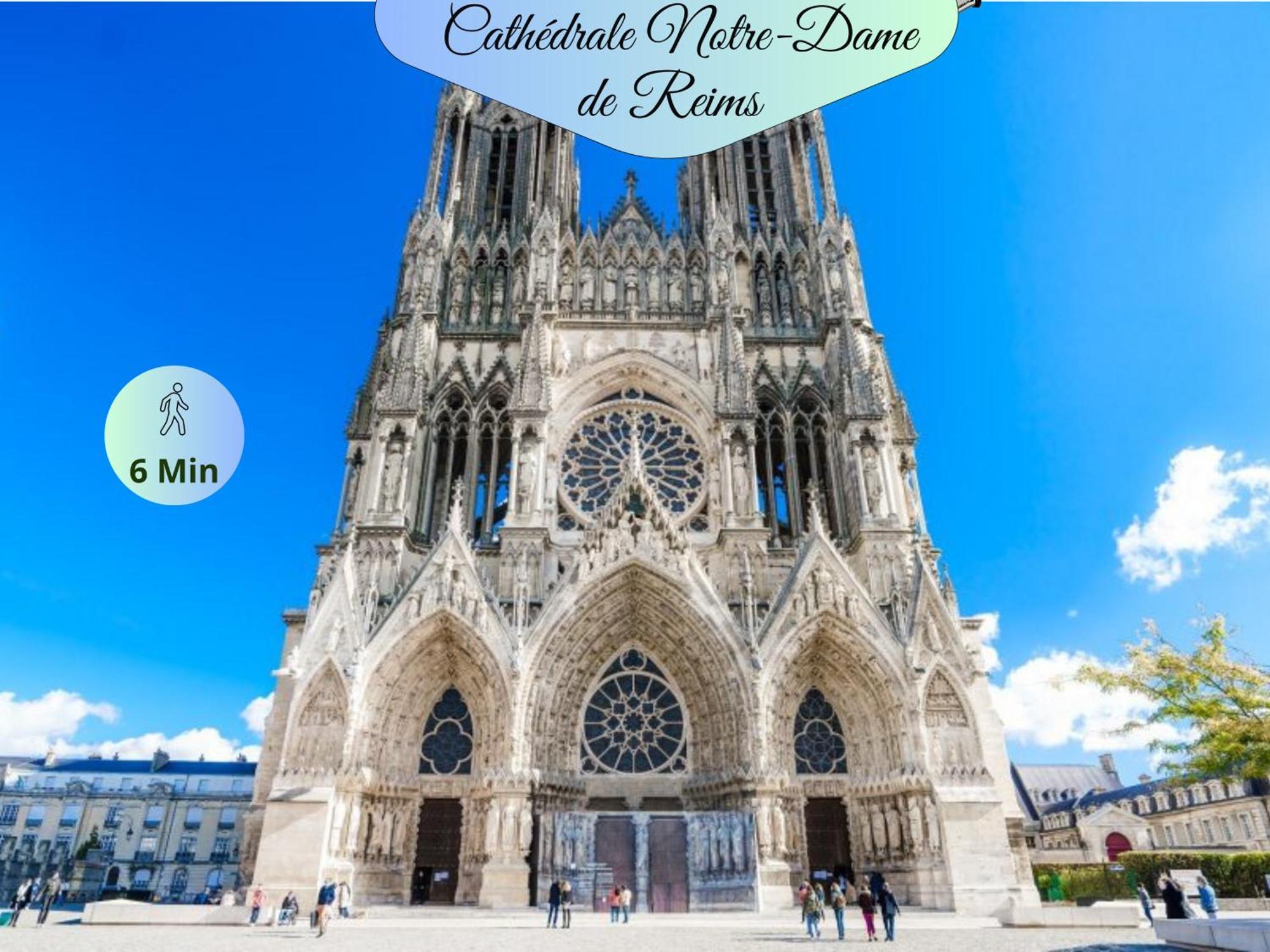 Passage Secret - Ideal Pro, Couples, Familles & Amis - Le Calme En Hypercentre - Wifi Haut Debit - Netflix - Machine A Laver - Gare, Cathedrale, Commerces, Restaurants & Transports En Commun A Moins De 10 Minutes A Pied 랭스 외부 사진